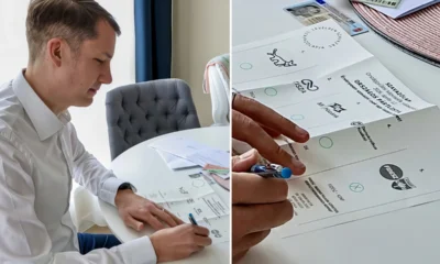 Pásztor Bálint, a VMSZ elnöke a Facebookon saját példájával igyekezett buzdítani: A Fideszre ment az x - írta a két kép alá