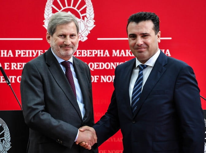 KÉT "NAGY EMBER": Hahn és Zaev
