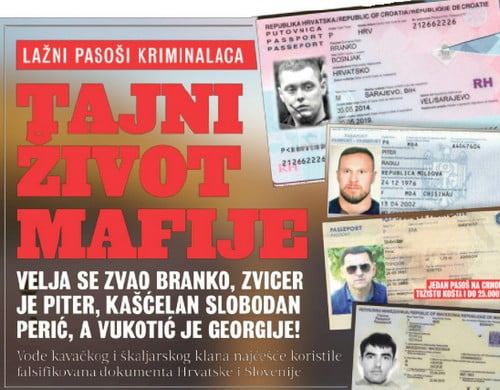DÉLSZLÁV TESTVÉRISÉG: Horvát útlevelekkel utaznak a szerb maffiózók 3 DÉLSZLÁV TESTVÉRISÉG: Horvát útlevelekkel utaznak a szerb maffiózók