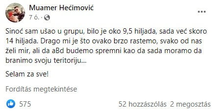 KÉSZÜLŐDÉS: A Facebookon szerveződnek a bosnyák harcosok 3