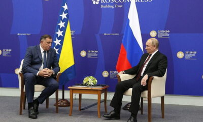 KÉT "NAGY EMBER" A KIS ASZTALNÁL: Dodik és Putyin találkozója Szentpétervárott