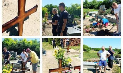 Helyreállították a kereszteket Majdányban és Rábéban