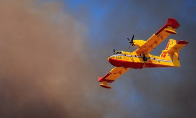 TŰZOLTÁS: A Canadairek horvátországi flottája hat gépet számlál, ám ezek közül a szezon elején csupán három volt működőképes (Forrás: Twitter)