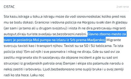 GYÜLEKEZÉSI HELY: A horgosi MOL-kútnál gyülekeznek a migránsok, az az embercsempészet utolsó szerbiai állomása 2 Gyülekezési pont