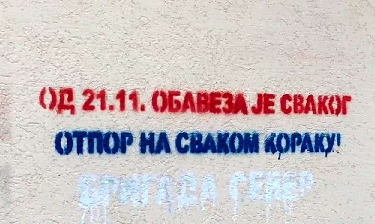 Az Északi Brigád ellenállást hirdet november 21-től
