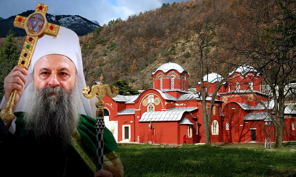 SZERB KARÁCSONY: Megtiltották Porfirije szerb pátriárka számára, hogy felkeresse a peći patriarchátust (Illusztráció)