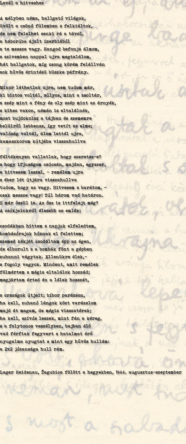 ARANYÁSÓK: Szerbiában mindig találnak aranyat, amikor válság van 6 Magyar arany: Radnóti Miklós Levél a hitveshez című verse