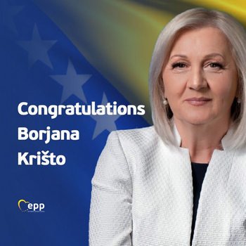 Az Európai Néppárt is gratulált az új bosznia-hercegovinai miniszterelnöknek (Forrás: EPP)
