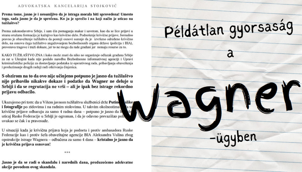 A belgrádi főügyészség példátlan gyorsasággal utasította el a feljelentéseket