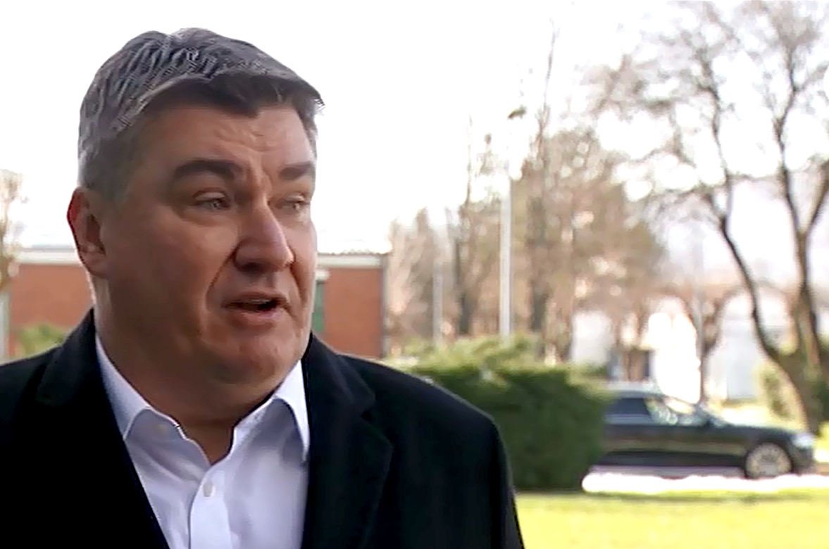 A horvát elnök petrinyai nyilatkozata kiverte a biztosítékot (Forrás: Nova TV, Screenshot)