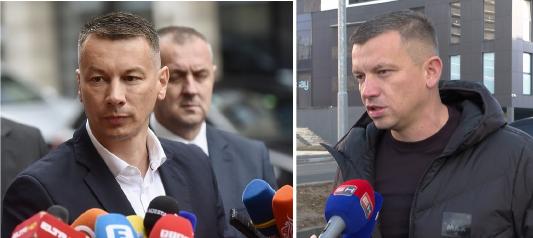 A pártvezér és az öccse, akinek kiégett az autója (Forrás: Klix.ba)