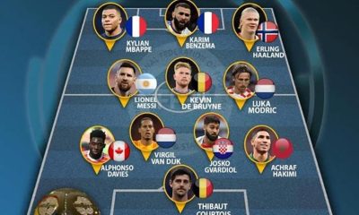 A világválogatott az IFFHS szerint