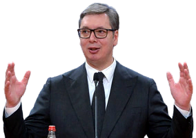 Aleksandar Vučić újévi köszöntőjéhez csatolt kép