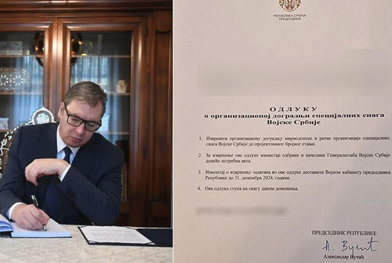 Három zászlóaljjal növelik a szerb hadsereg különleges egységeit