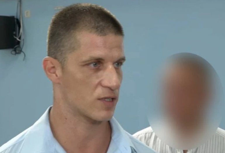 Az őrizetbe vett Dejan Boboček ezt már nem bírta nézni
