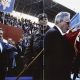 A horvátok már a háború kitörése előtt megkezdték a fegyverek beszerzését. Franjo Tuđman volt horvát elnök, a háttérben Martin Špegelj egykori védelmi miniszter