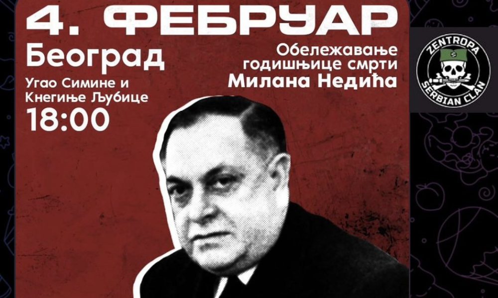 A neonáci nagygyűlés meghívója. Valójában csak kis gyűlés volt, de annak sem kellett volna lenni