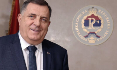 Dodik ezzel a fényképpel köszönte meg mindenkinek a jókívánságokat, akik 64-dik születésnapja alkalmából felköszöntötték, az USA nagykövete aligha volt közöttük (Forrás: Twitter, Milorad Dodik)
