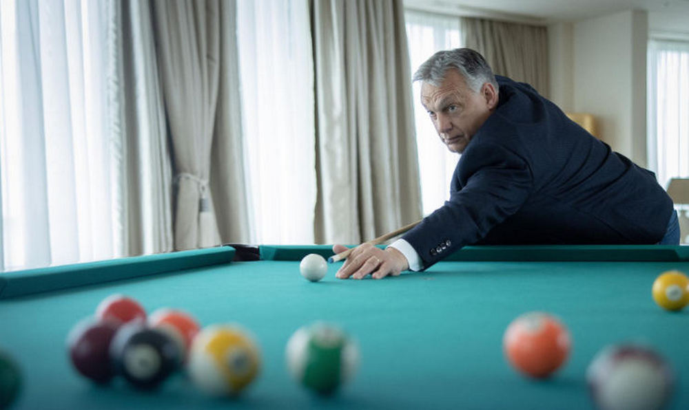 Orbán leugrott Belgrádba egy biliárdpartira 3 Biliárd