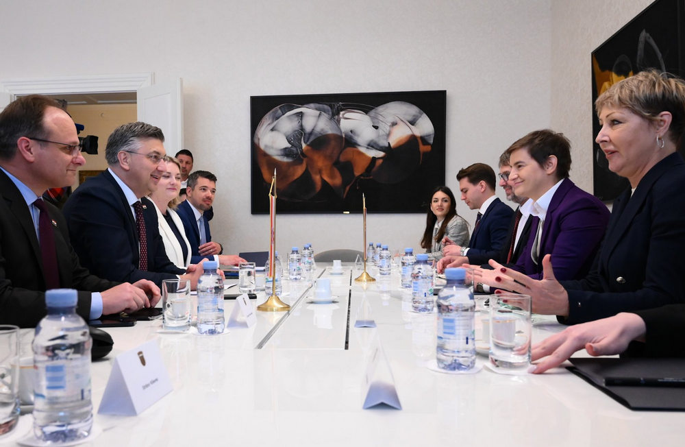 ökölrázás, kézfogás, Brnabić