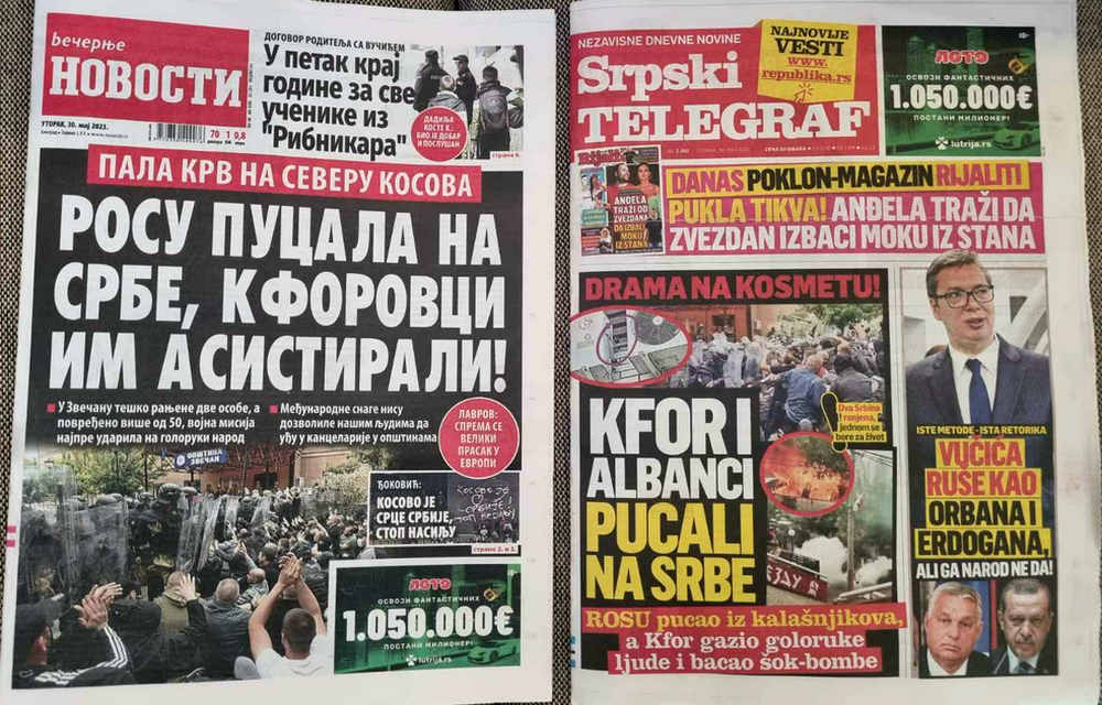 udvari sajtó, novosti