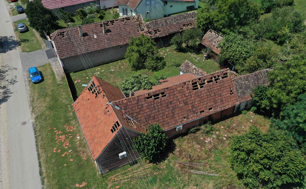 elemi csapás vihar tető