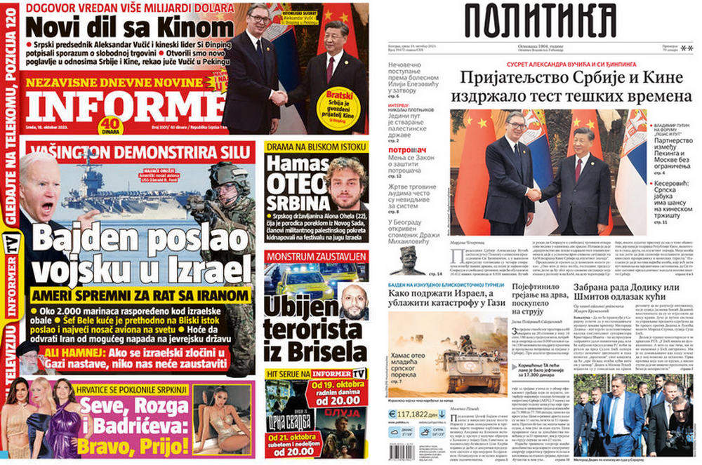 A szerb elnök csak összefutott Putyinnal, de nem tartottak bilaterális találkozót 3 összefut kínai