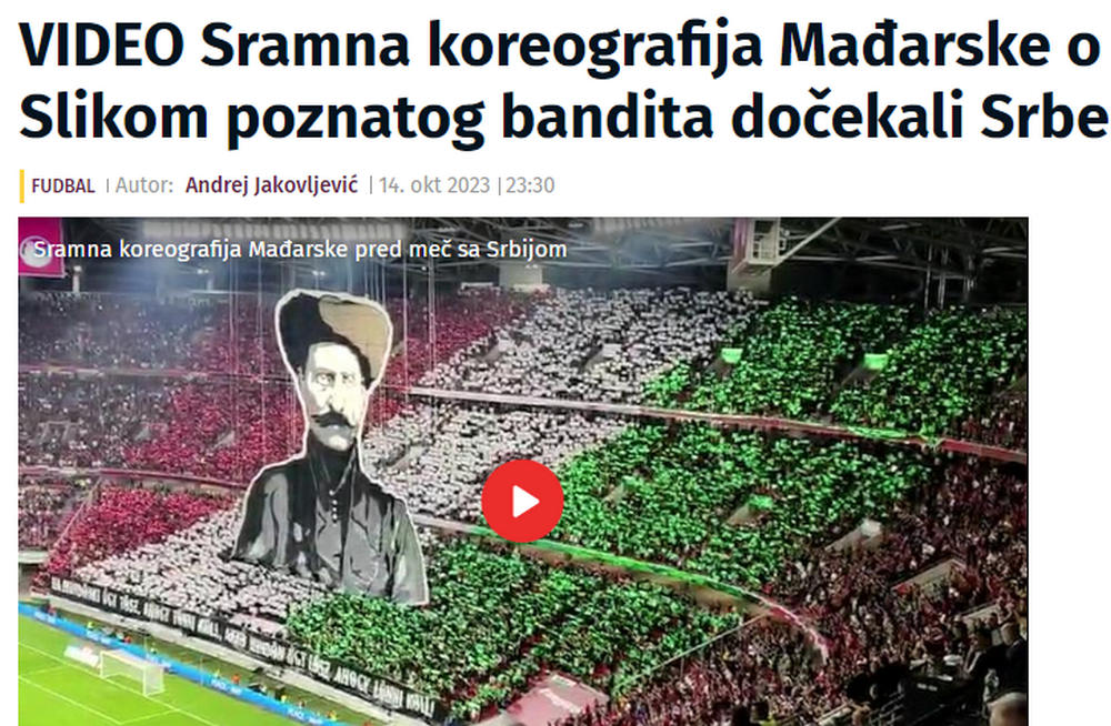 A szerb Novának nem tetszett Rózsa Sándor, szégyenletes koreográfiát emlegetett 2 Rózsa Sándor