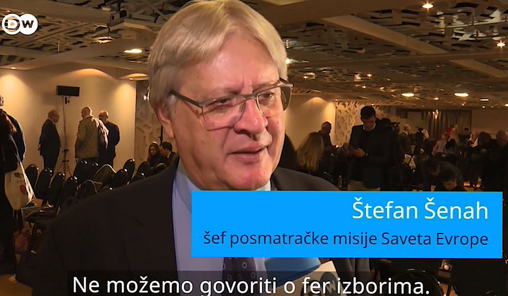Budapest, Moszkva és Peking gratulált Vučićnak, a PACE szerint elcsalták a választásokat Belgrádban 6 Stefan Schennach, a PACE-megfigyelők vezetője nyilatkozik a DW-nek