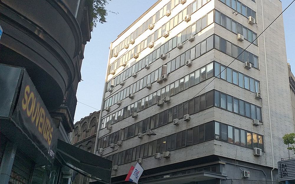 Szerbia villanyosít, 10 vízerőművet épít egy 55 kilométeres folyószakaszon 2 A Szerbiai Villanygazdaság székháza Belgrád központjában, egy szűk utcában