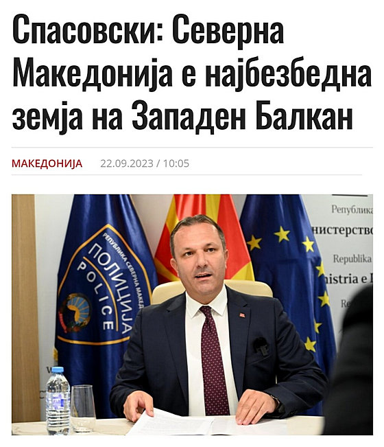Törökországban fogták el egy 14 éves macedón lány gyilkosát, aki egy oroszbarát párt tagja volt 4 A macedón belügyminiszter szeptemberben azt mondta, hogy Észak-Macedónia a Nyugat-Balkán legbiztonságosabb állama