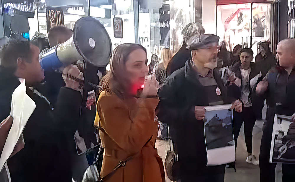 A Fantomok által szervezett tüntetés Nagybecskereken