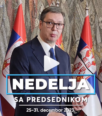 Vučić az Instagramon: Szerbia már nem vár a lehetőségekre, hanem megteremti őket 2 Egy hét az elnökkel (ez csak egy kép)
