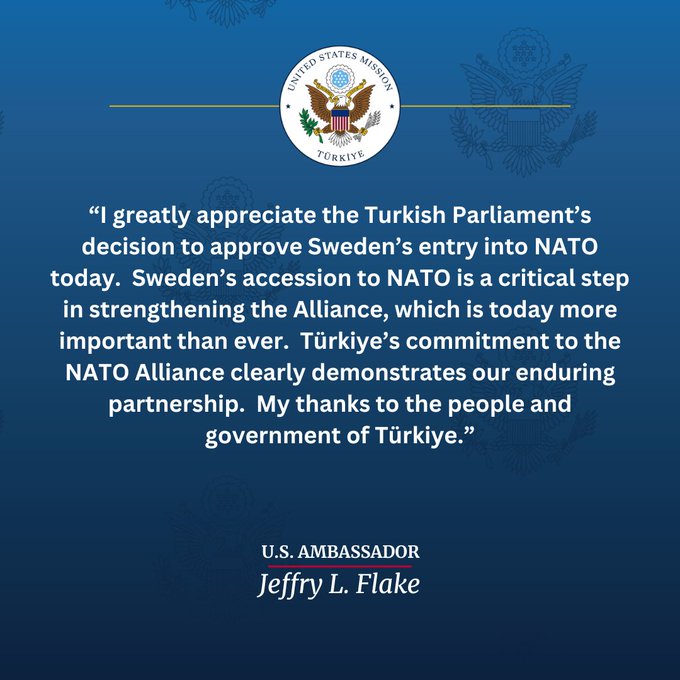 Amerika megköszönte