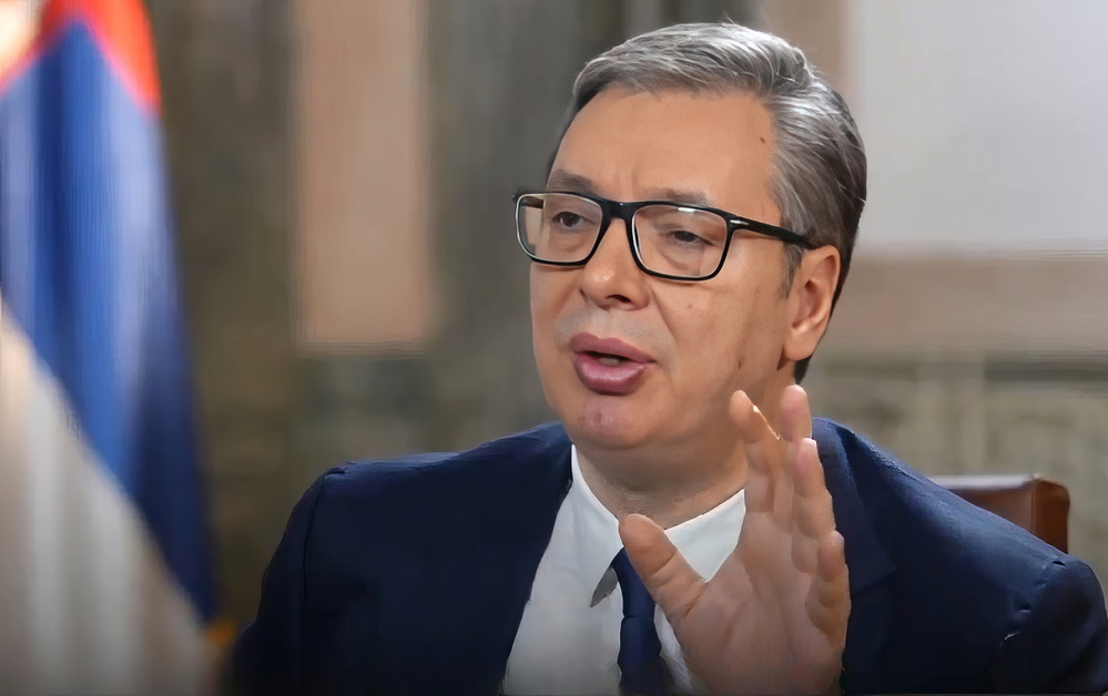 A szerb elnök, akinek már nincs tigrisszeme (Forrás: Screenshot)