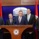 Dodik és az orosz különítmény a hazatérést követően, Kazanyban a békeharcos Putyinnal találkoztak