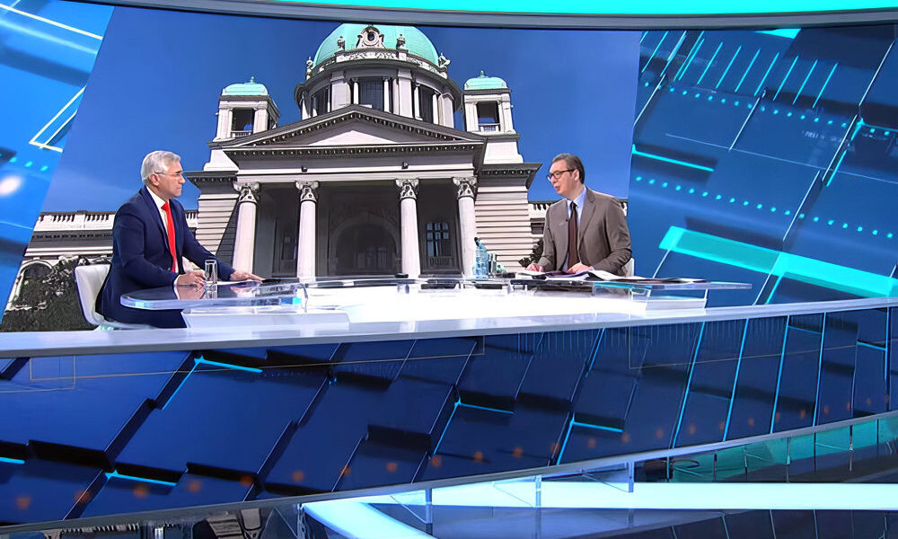 Időnként hallgatni is kínos volt a szerb elnök kötözködését a műsorvezetővel, de azért kiderült, hogy hétfőtől megkezdődnek a kormányalakítási konzultációk Belgrádban