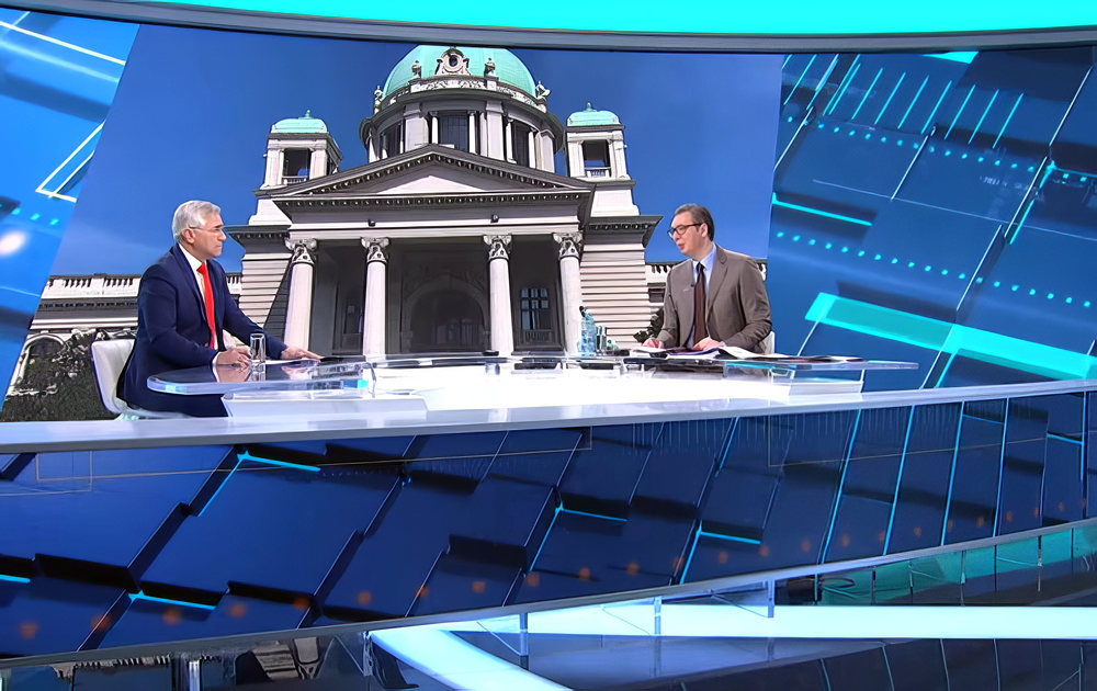 Időnként hallgatni is kínos volt a szerb elnök kötözködését a műsorvezetővel, de azért kiderült, hogy hétfőtől megkezdődnek a kormányalakítási konzultációk Belgrádban