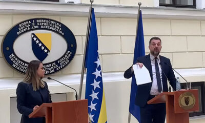 Elmedin Konaković rendkívüli sajtóértekezlete