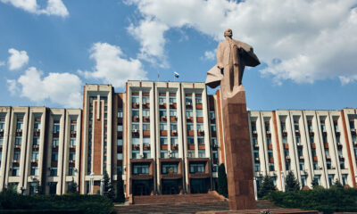 Lenin szobra Tiraszpolban