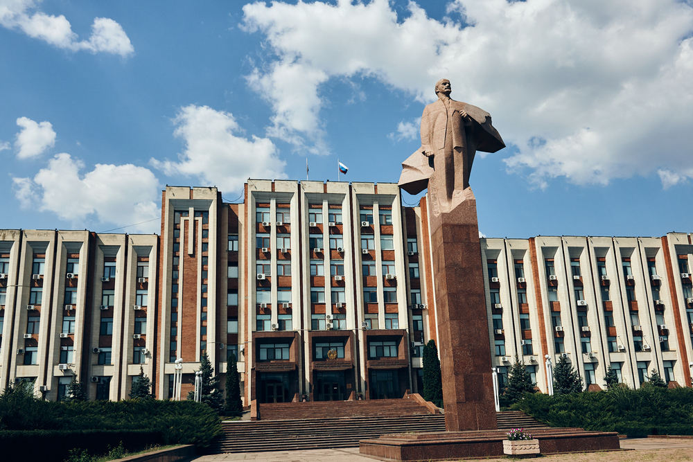 Lenin szobra Tiraszpolban