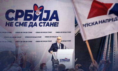 A Szerb Haladó Párt támogatja Miloš Vučevićet