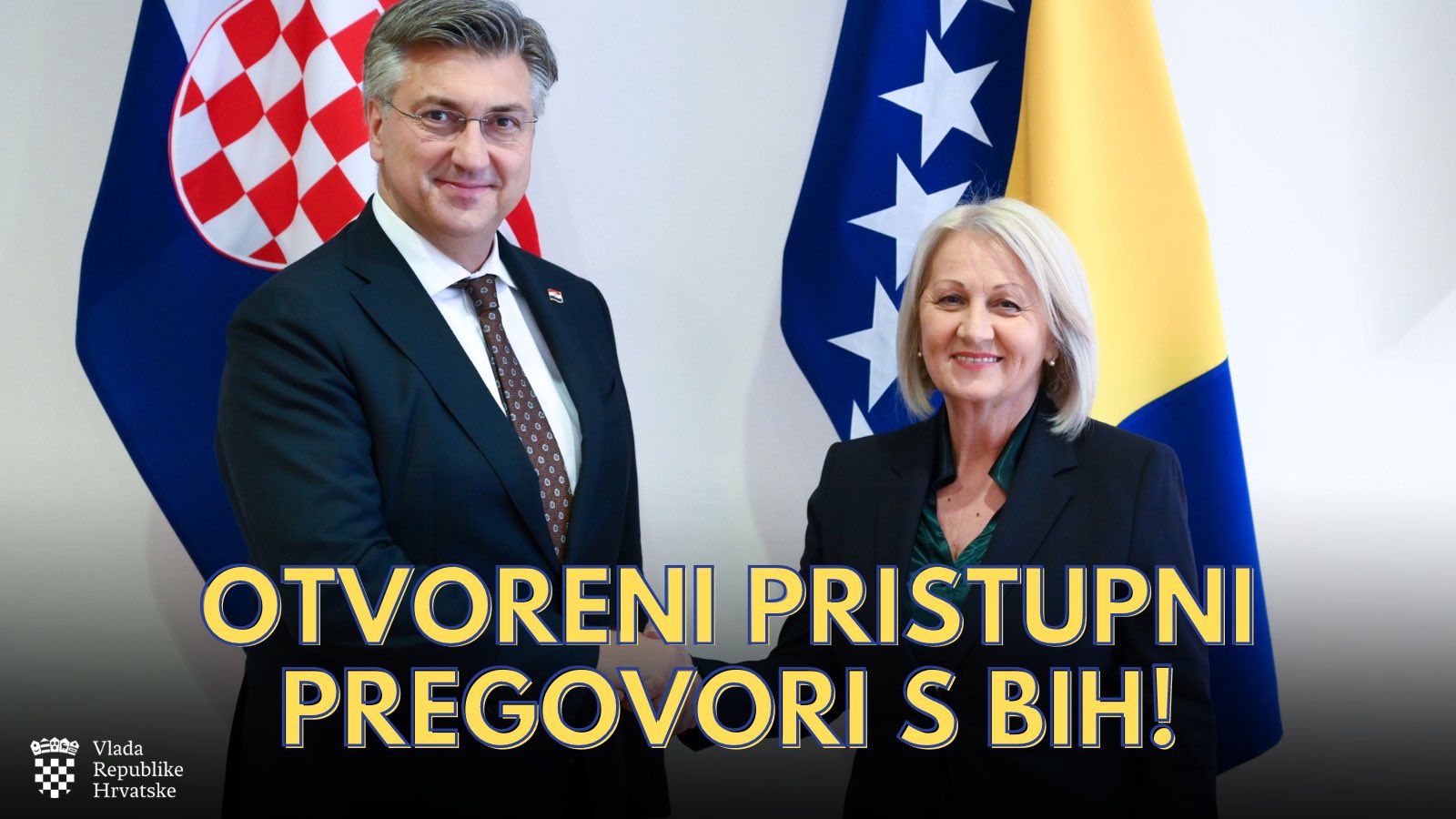 MÁMOR: Bosznia-Hercegovina megkezdheti a csatlakozási tárgyalásokat az EU-val 2 Andrej Plenkovic és Borjana Kirsto