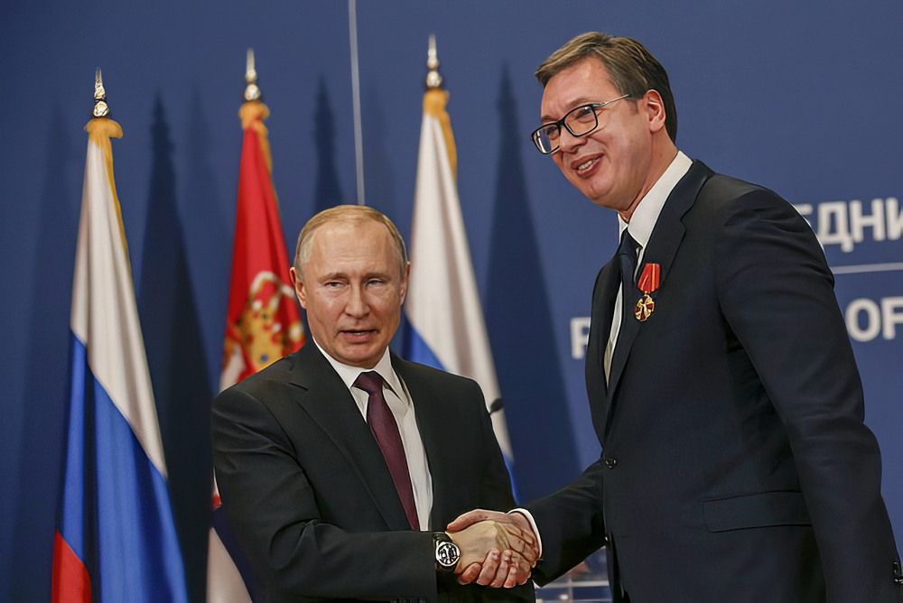Putyin és Vucic