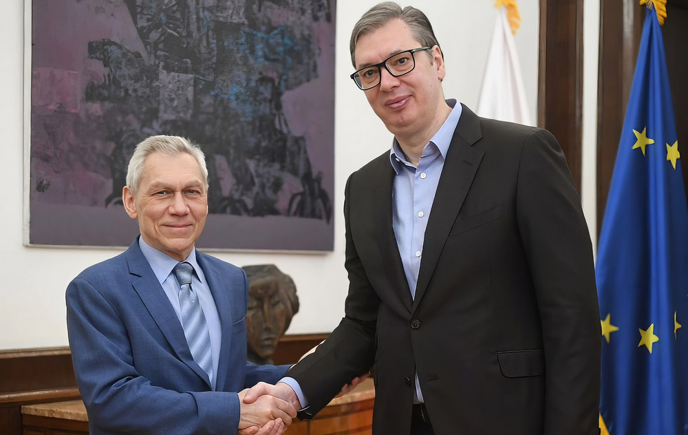 Az orosz Sándor és a szerb Sándor találkozott, ami jó alkalomnak bizonyult, hogy egyetértsenek és gratuláljanak egymásnak