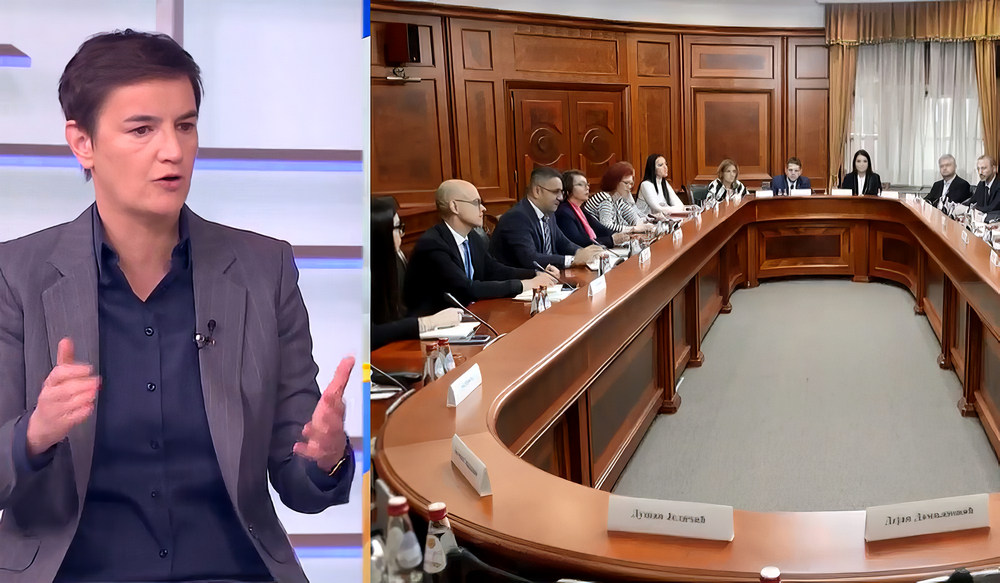 Ana Brnabić megtartotta az általa vezetett utolsó kormányülést, és ezáltal megkezdődött Ivica Dačić pünkösdi királysága (Forrás: Screenshot, Prva TV)