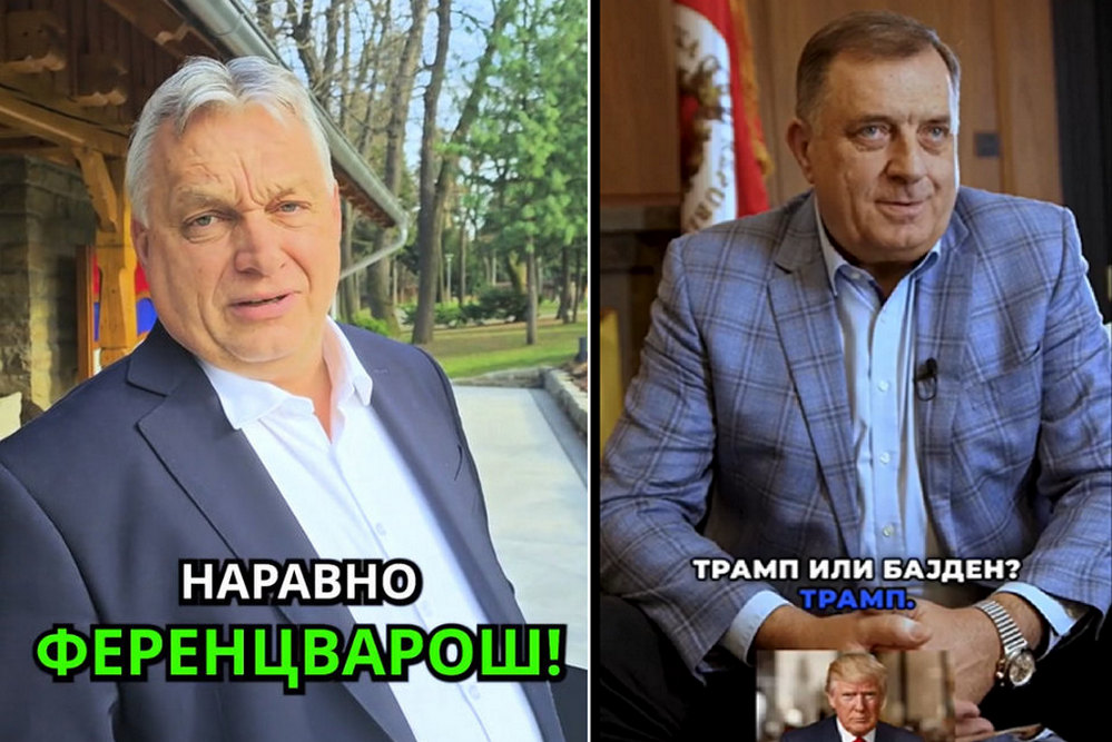 Orbán és Dodik a TikTokon
