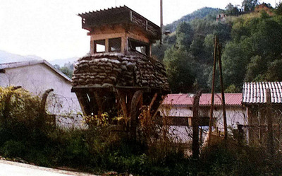 A potočari tábor a hollandok távozása után