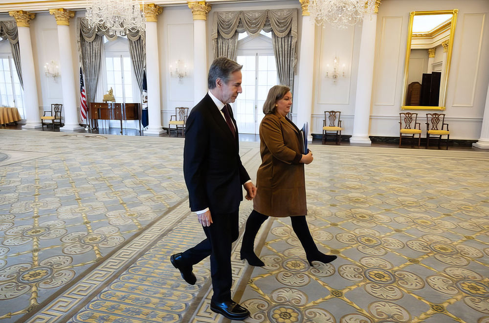 KIKISÉRI: Victoria Nuland, az amerikai külügyminisztérium harmadik legfontosabb tisztségviselője heteken belül nyugdíjba vonul, ezt  Antony Blinken külügyminiszter kedden jelentette be