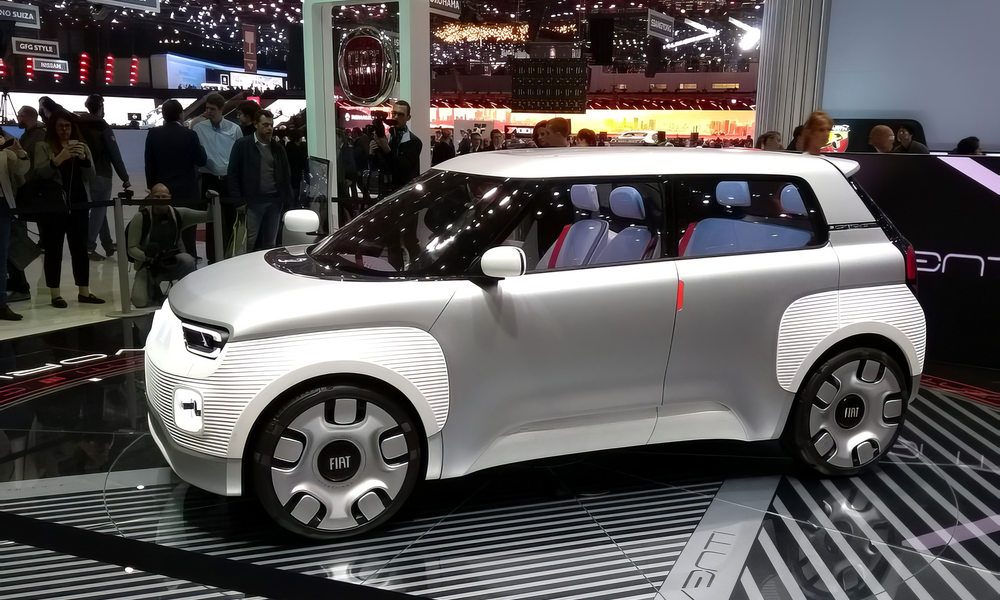 A Fiat elektromos Centoventi városi autókoncepciója szolgál alapul a következő Fiat Pandához